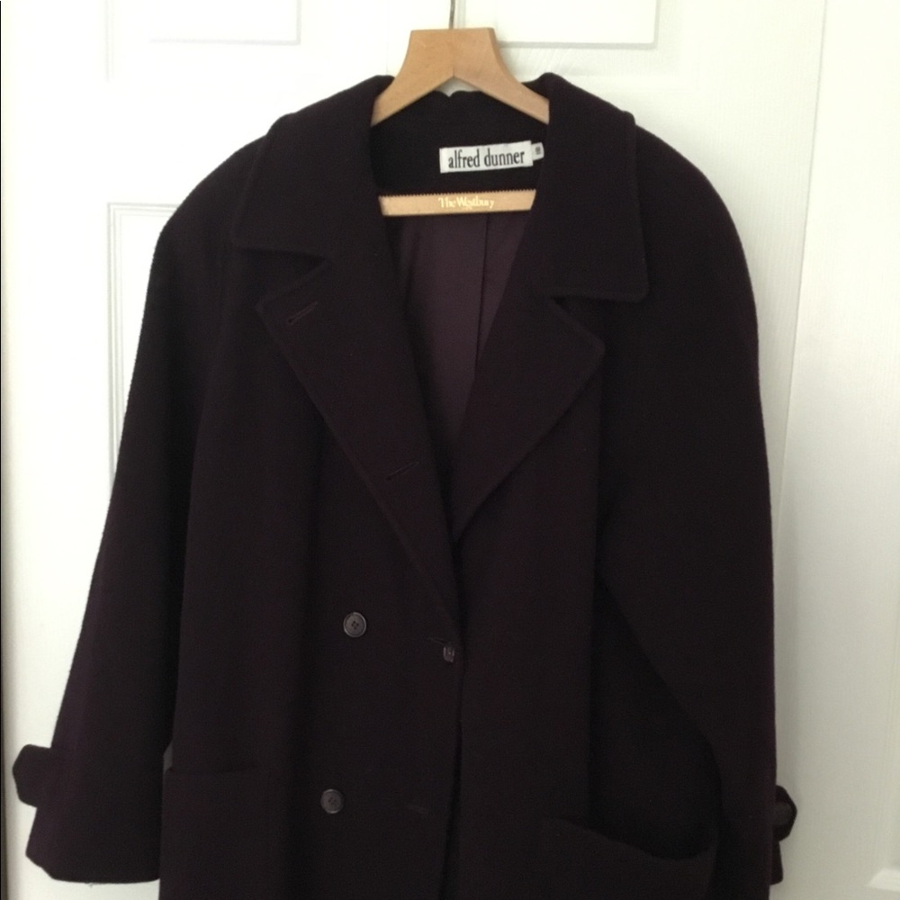 Plum winter coat